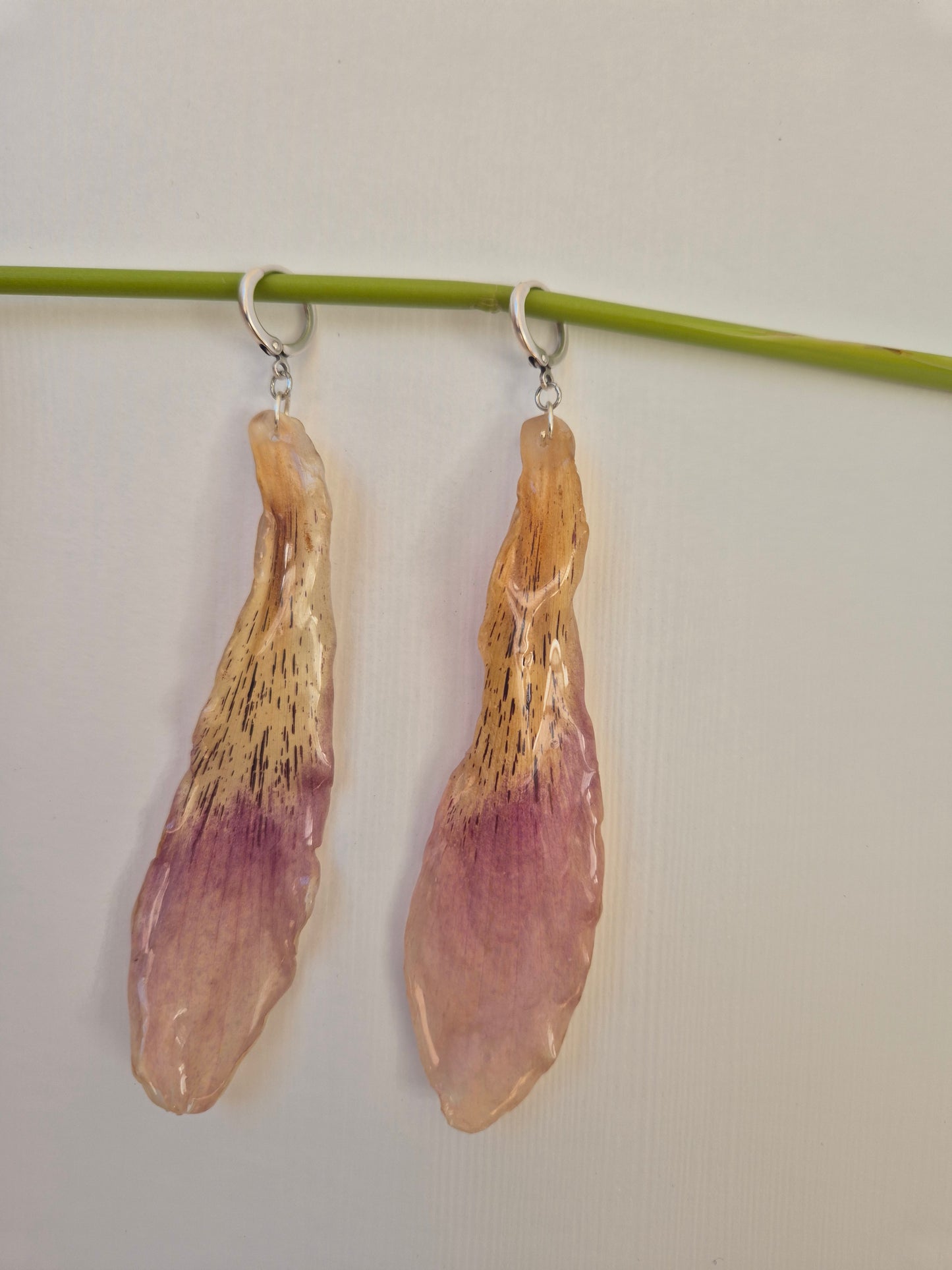 Pendientes pétalos Ceiba