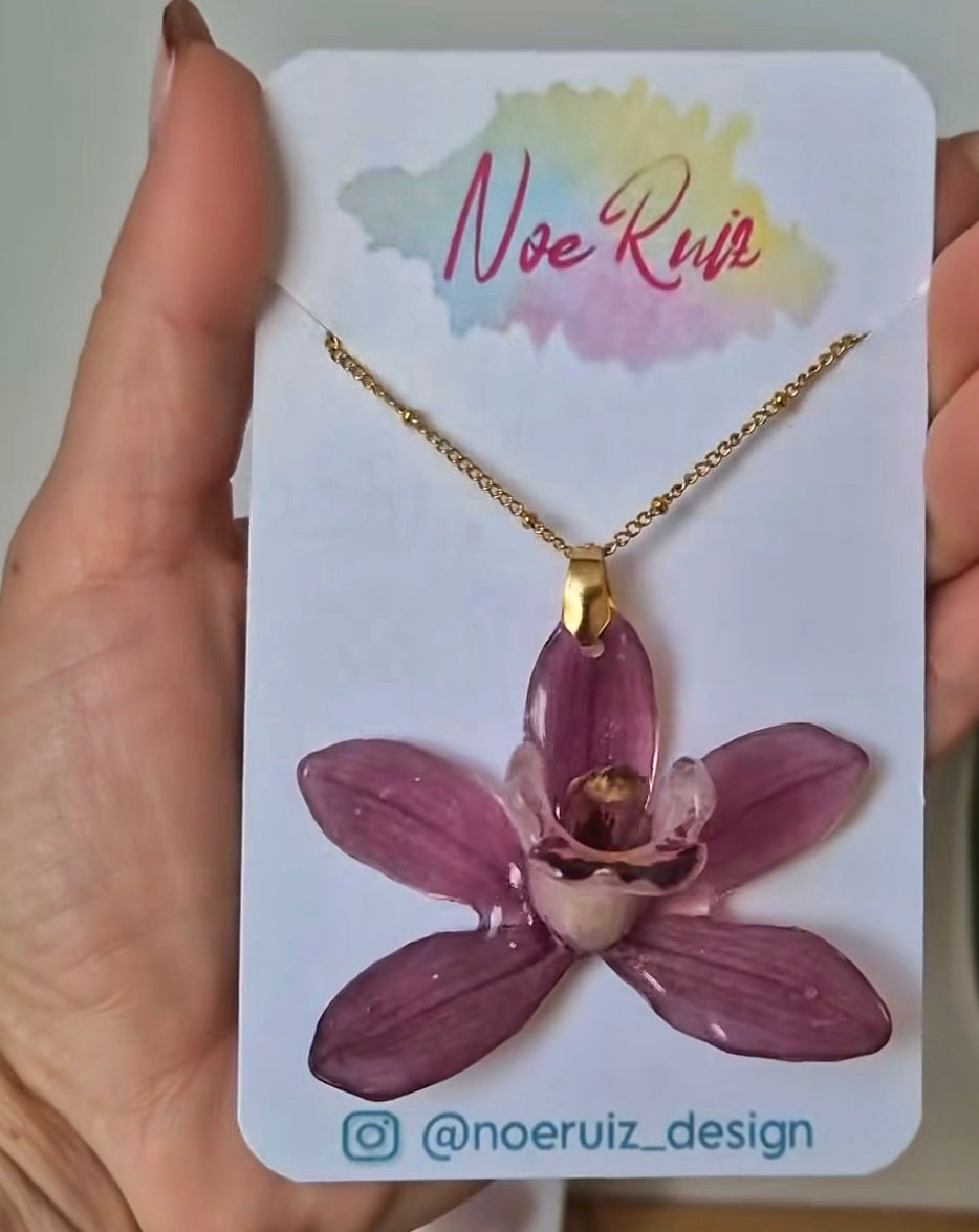 Colgante de orquídea dendrobium