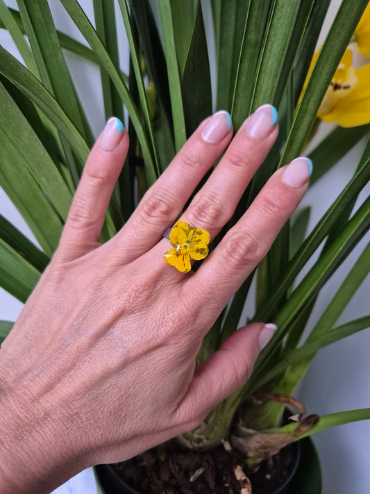 Anillo ajustable pensamiento mini