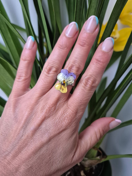 Anillo ajustable Pensamiento mini