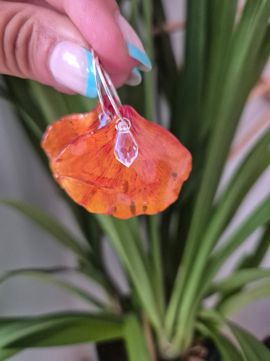 Pendientes flamboyan