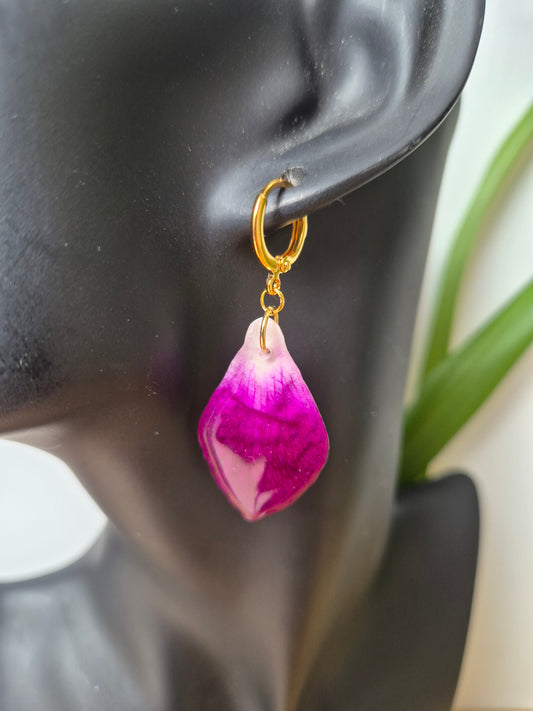 Pendientes petalo Orquidea