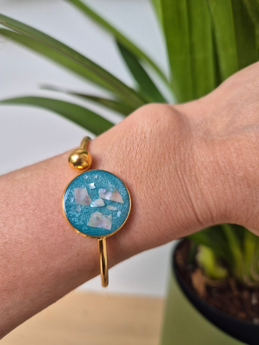 Pulsera marina dorada