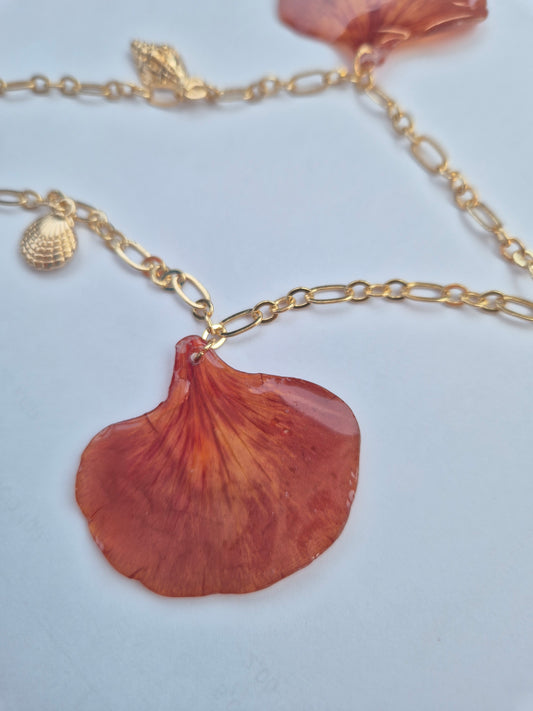 Colgante petalos Flamboyan