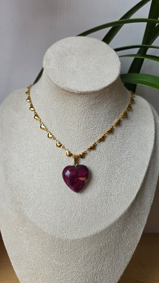 Colgante corazones