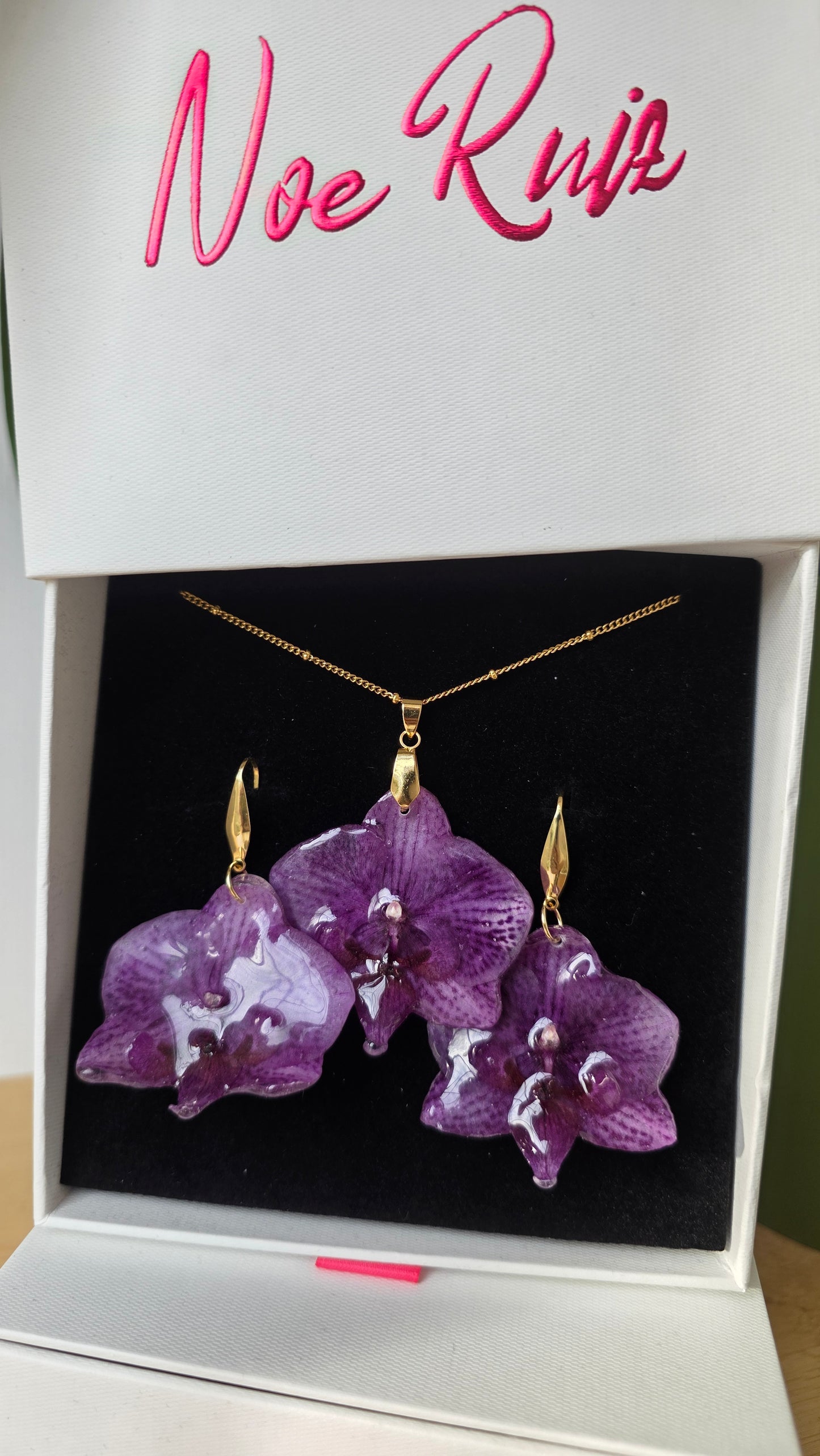 Conjunto orquidea Phalaenopsis