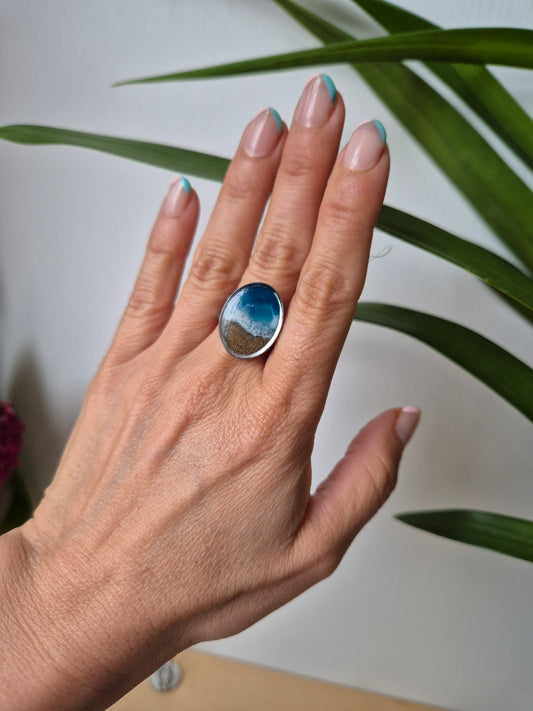 Anillo ajustable marino