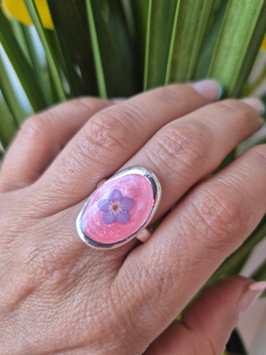 Anillo ajustable siempre viva