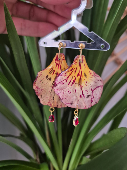 Pendientes flamboyan