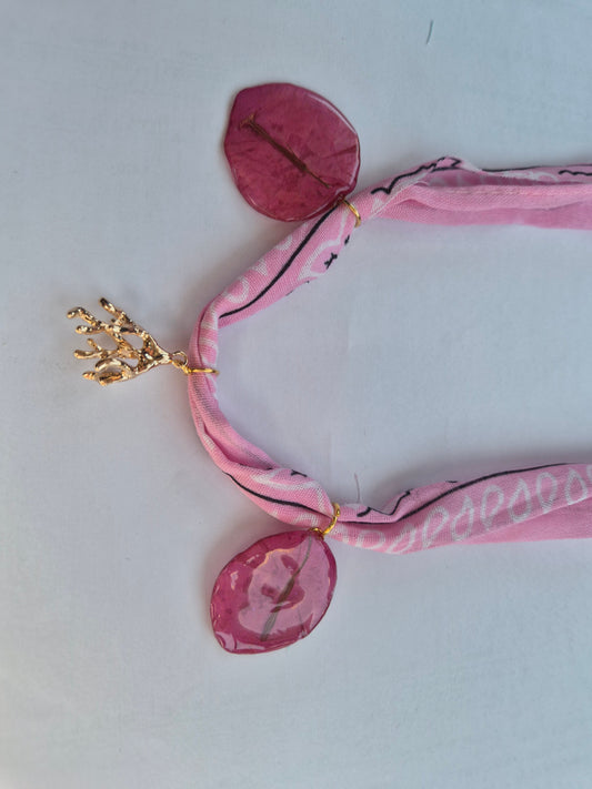 Colgante buganvilla y coral