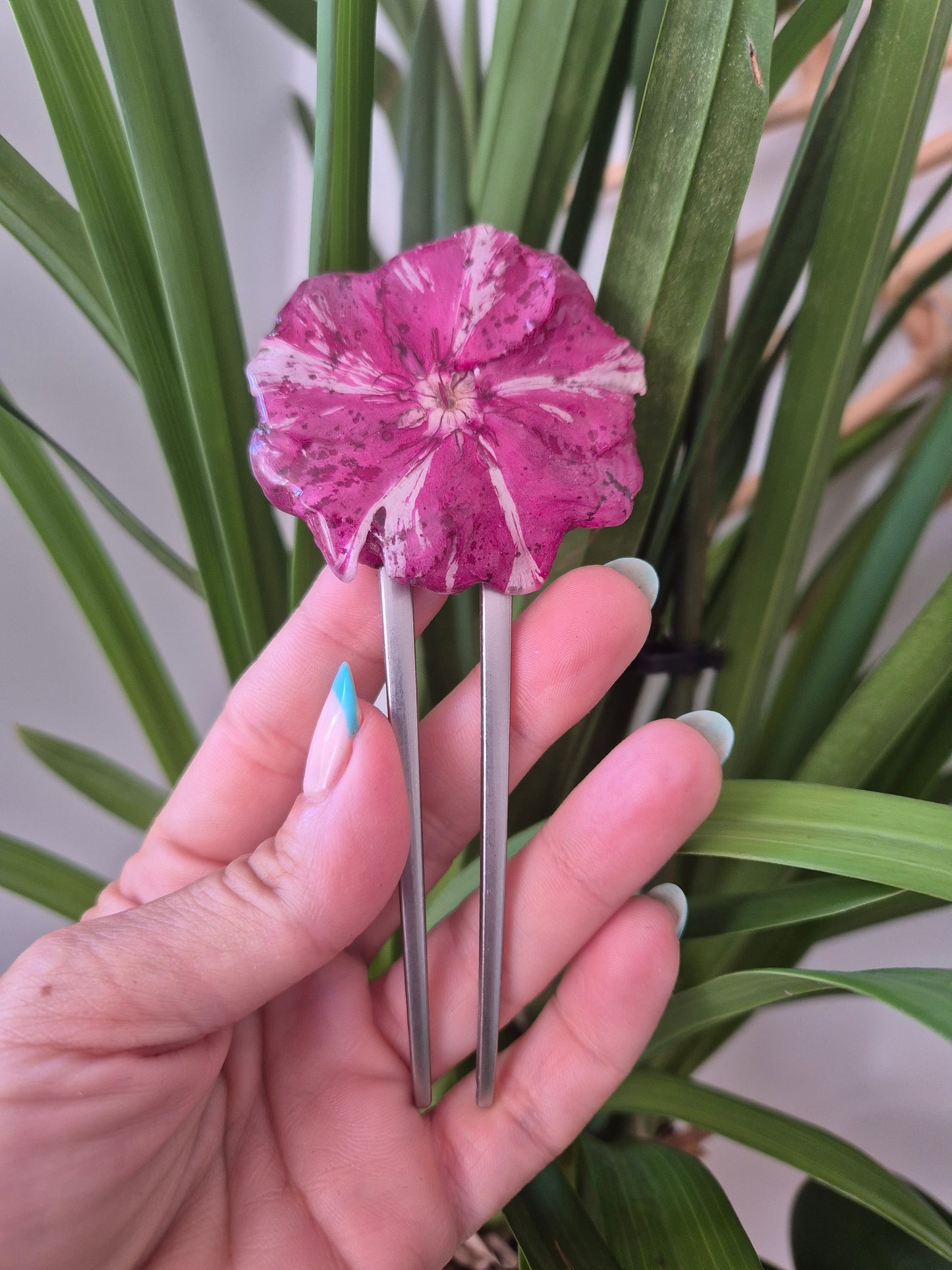 Horquilla flor natural