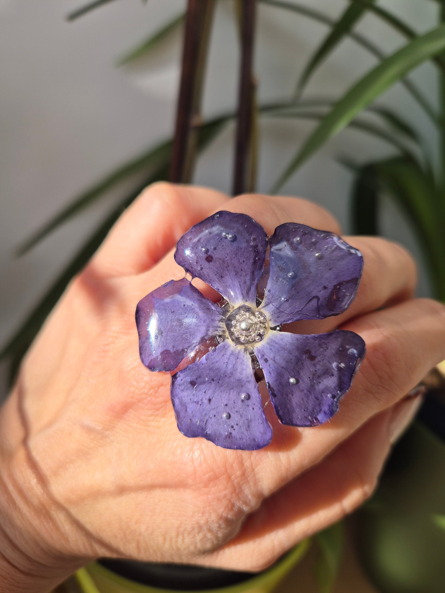 Anillo flor Vinca Menor