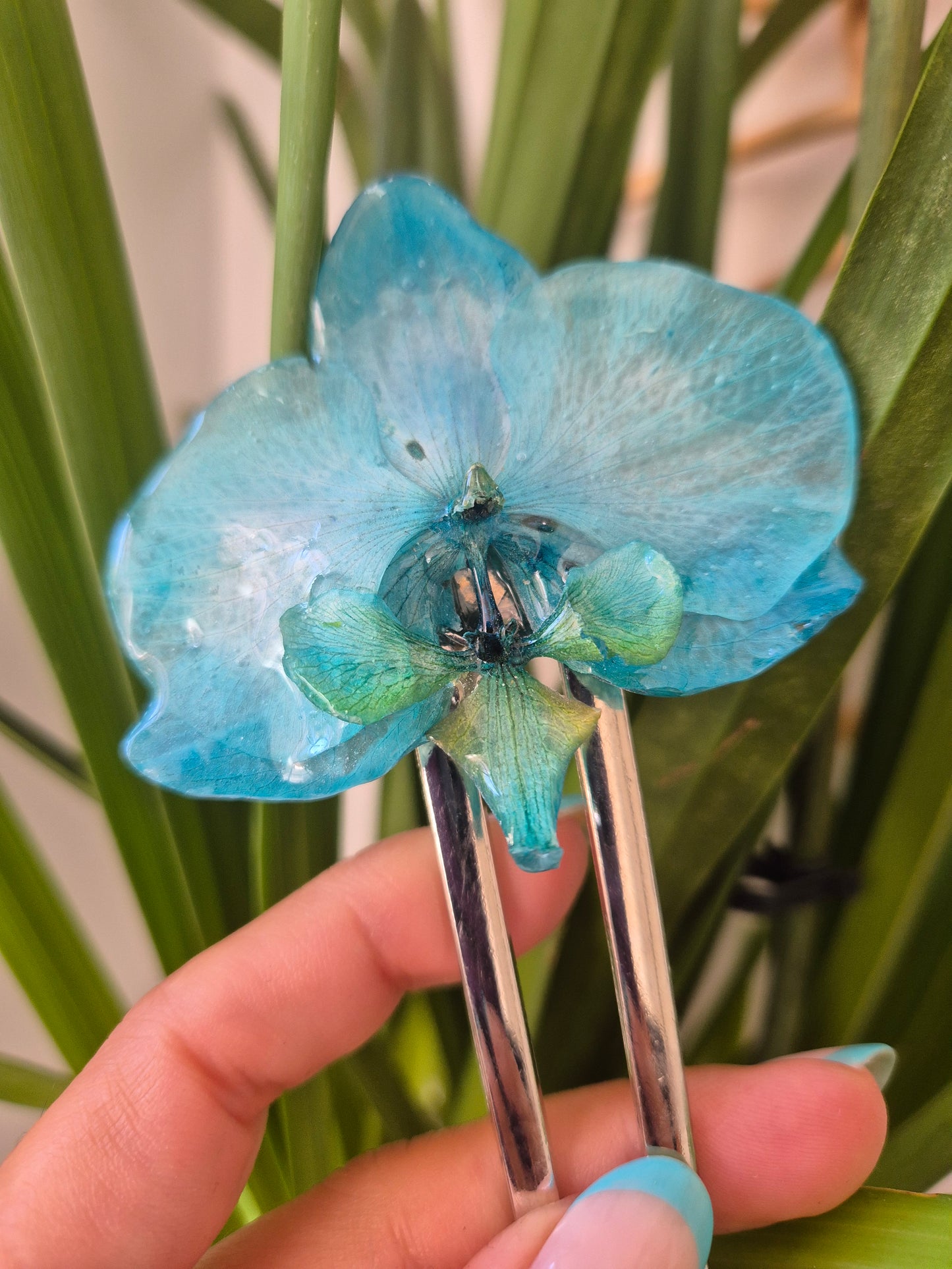 Horquilla de orquidea real