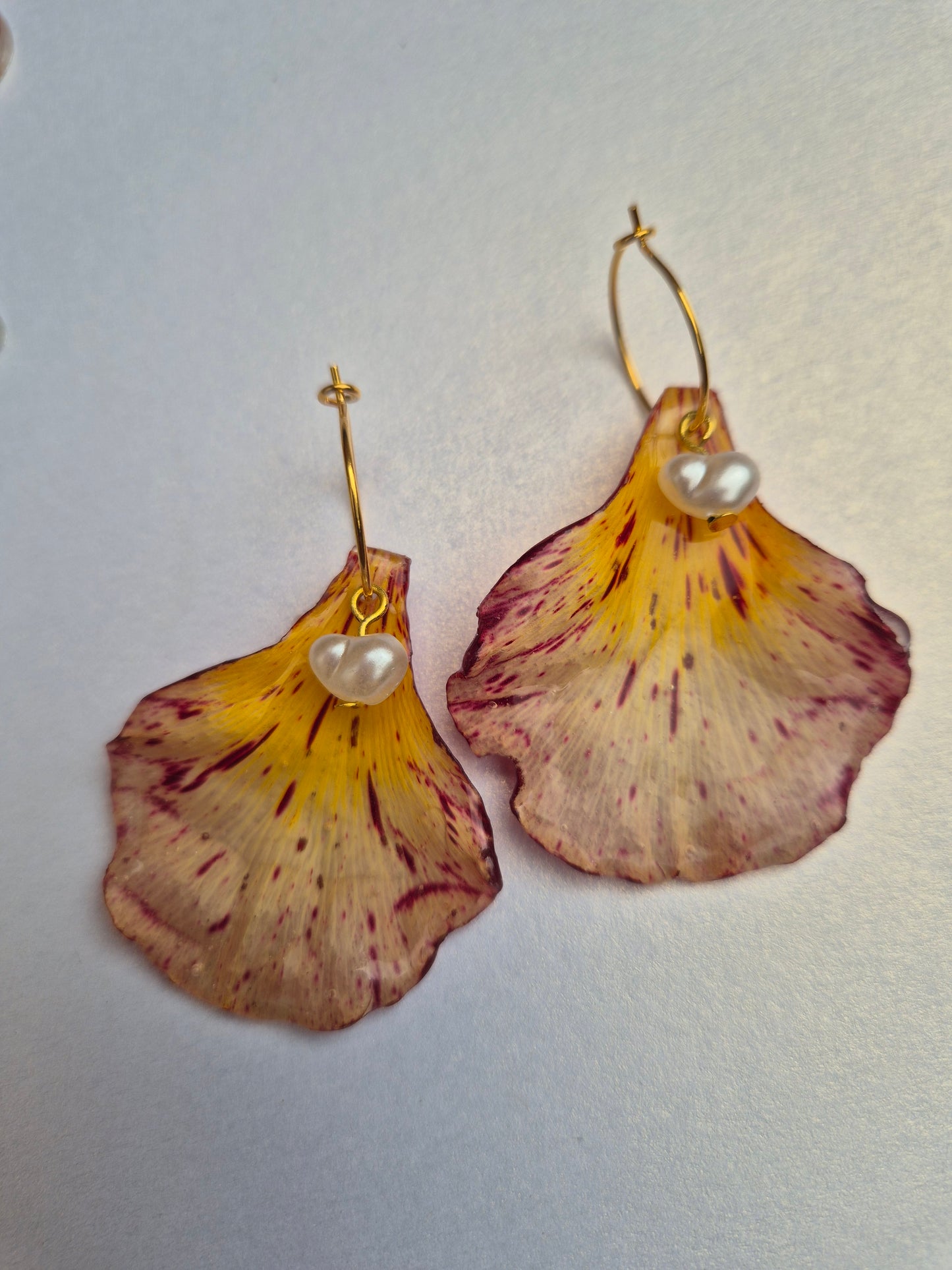 Pendientes flamboyan