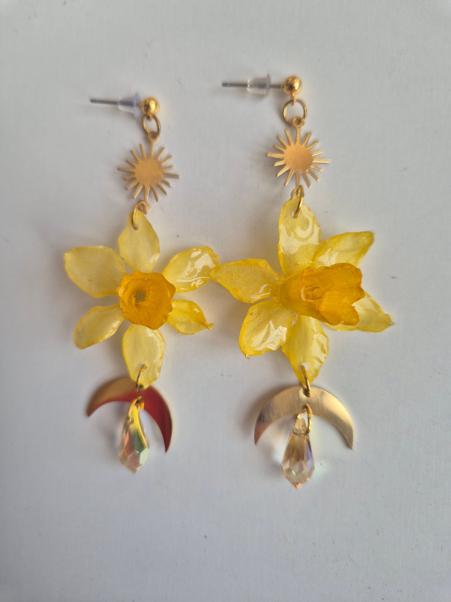 Pendientes Narciso  sol y luna