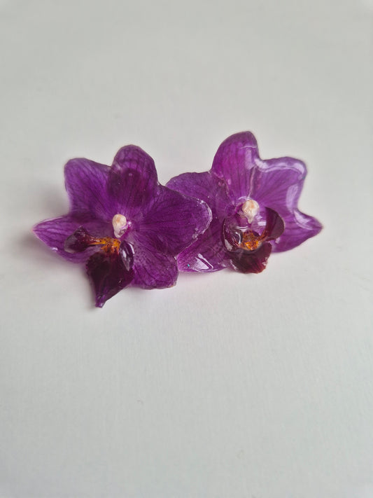 Pendientes orquídea