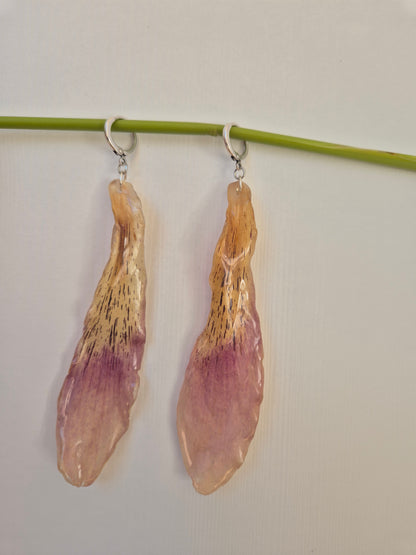 Pendientes pétalos Ceiba