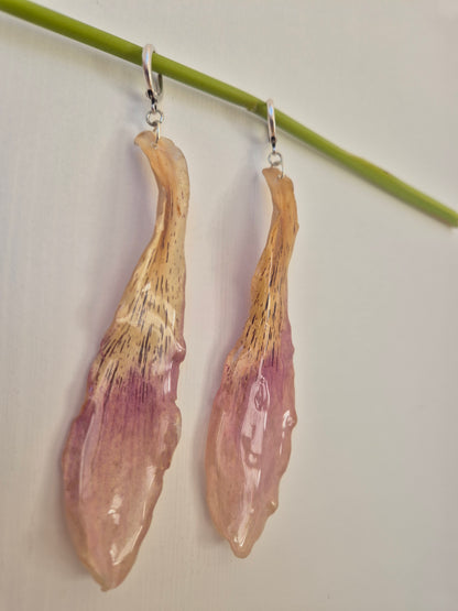 Pendientes pétalos Ceiba