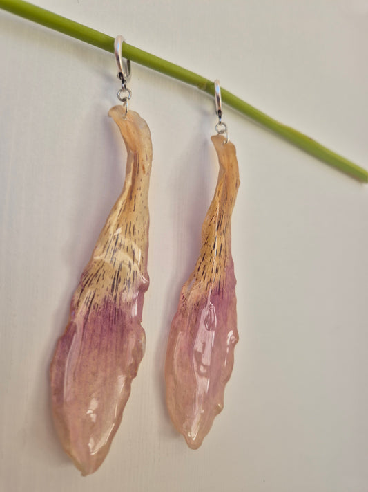 Pendientes pétalos Ceiba