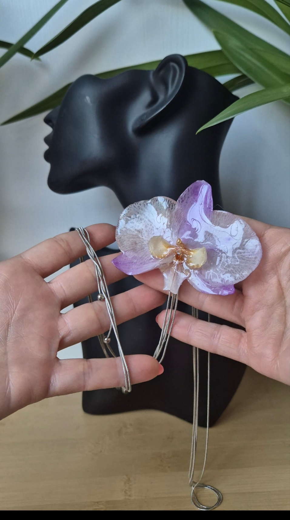 Colgante orquidea Phalaenopsis regulable
