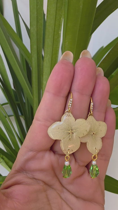 Pendientes de Hortensia