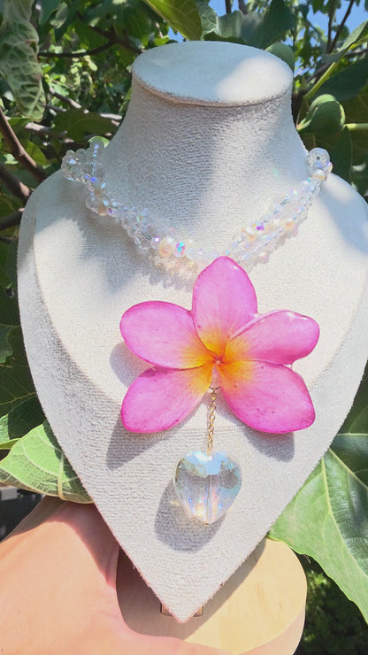 Collar plumeria Eternidad Tropical