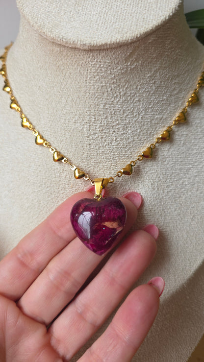 Colgante corazones