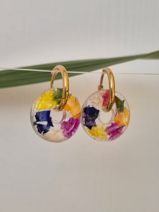 Pendientes Charm cheerios multicolor