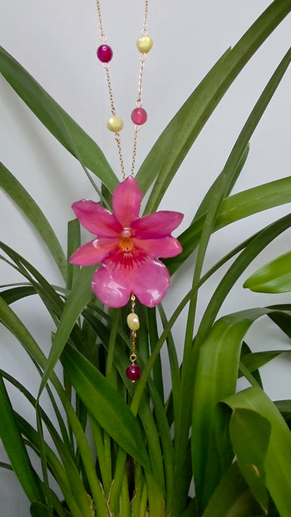 Colgante de orquidea real