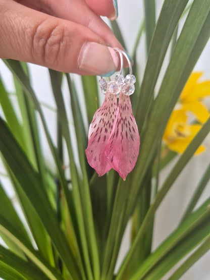 Pendientes Alstromeria