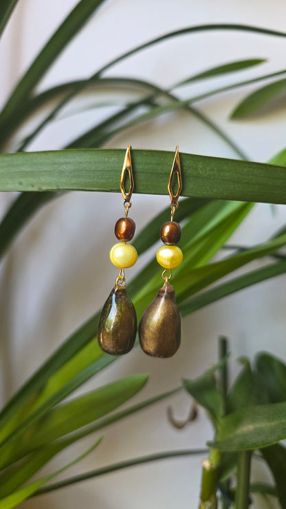 Pendientes corazón de Amapola