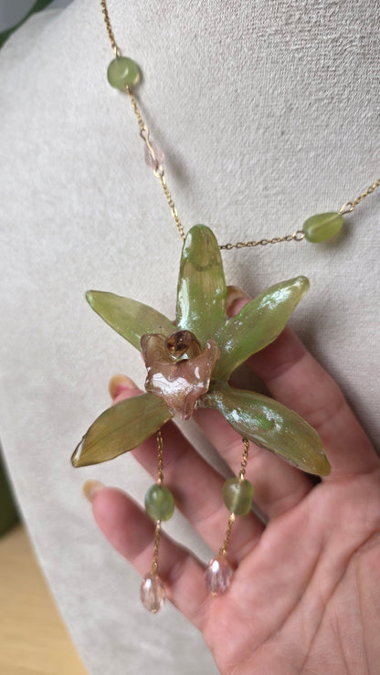 Colgante de orquidea real