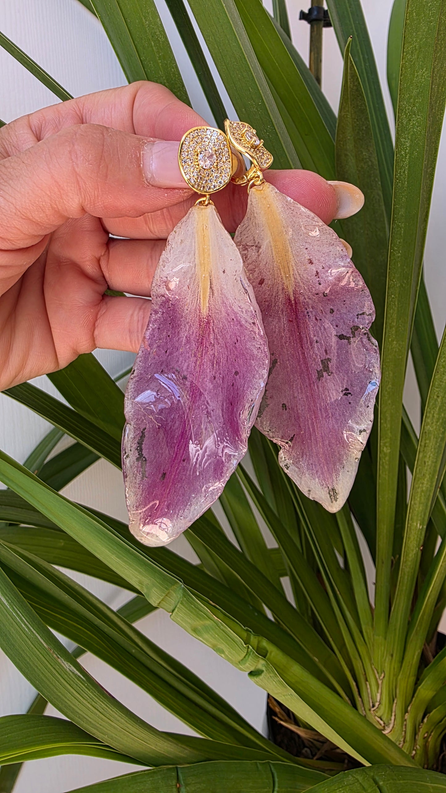 Pendientes de Lirio