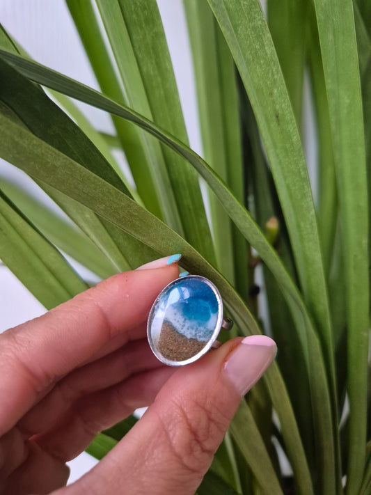 Anillo ajustable marino
