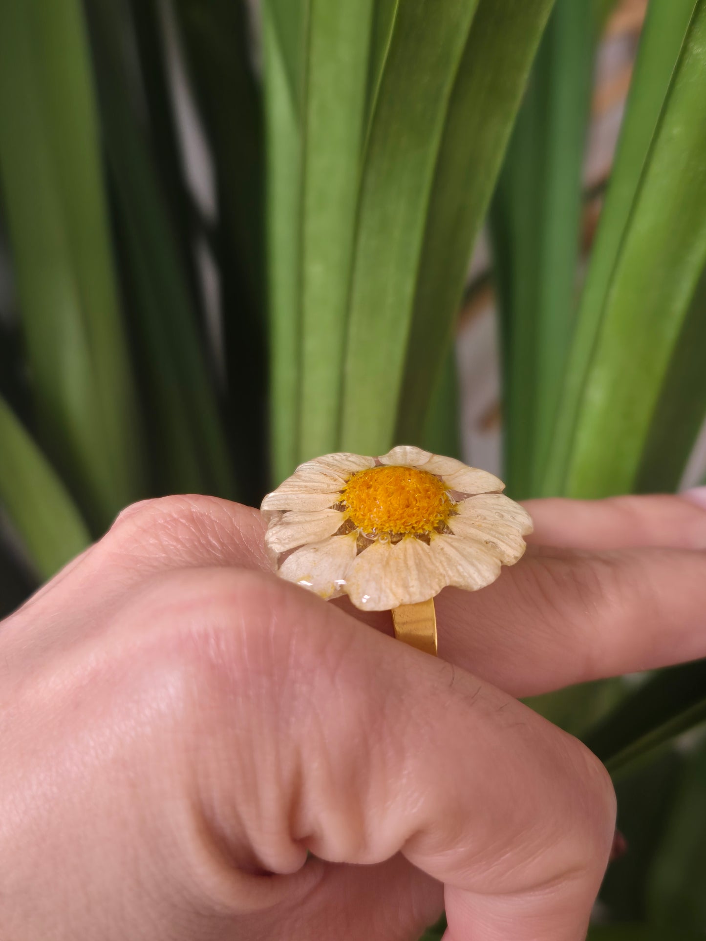 Anillo ajustable margarita