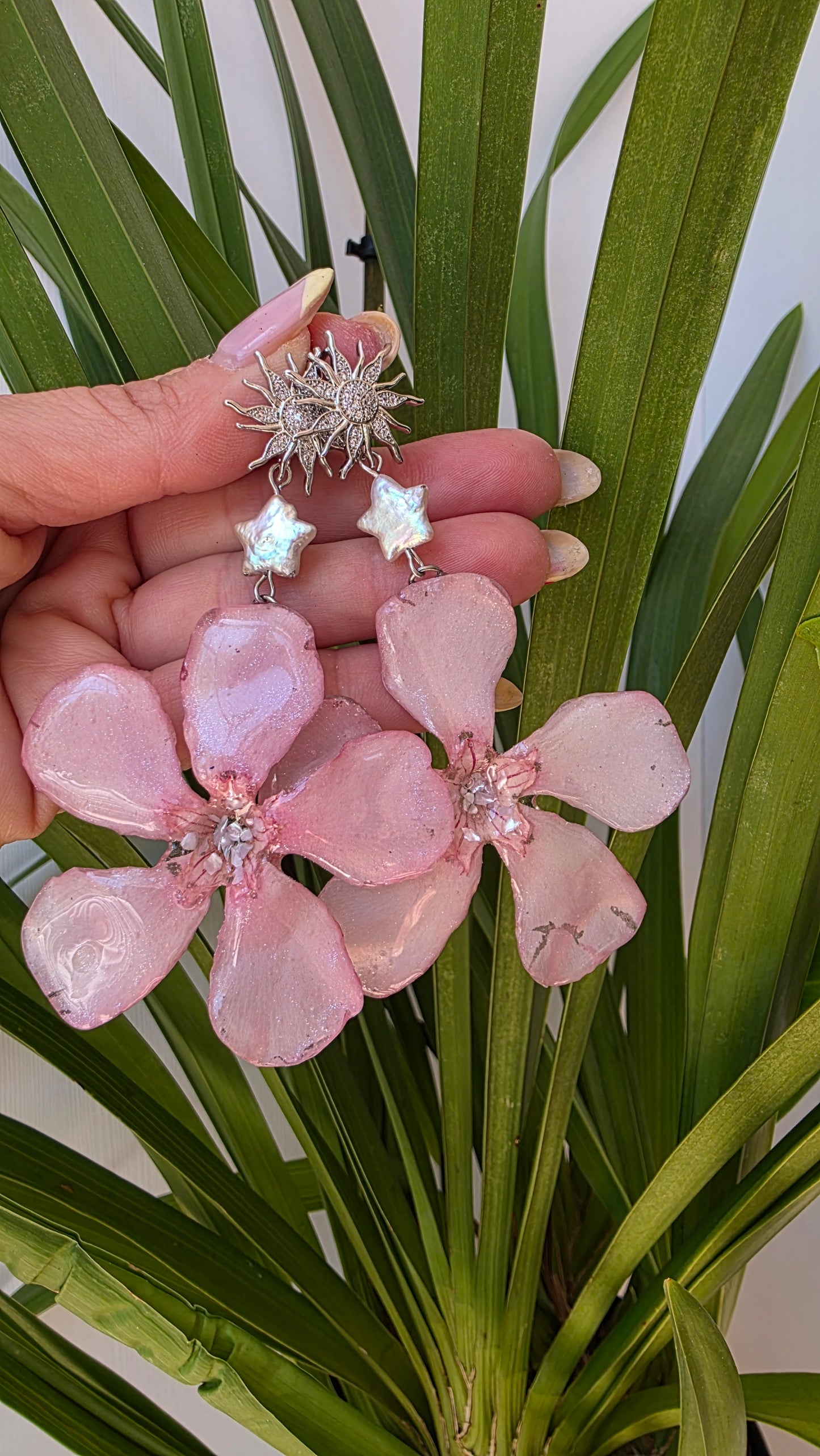 Pendientes de Adelfa