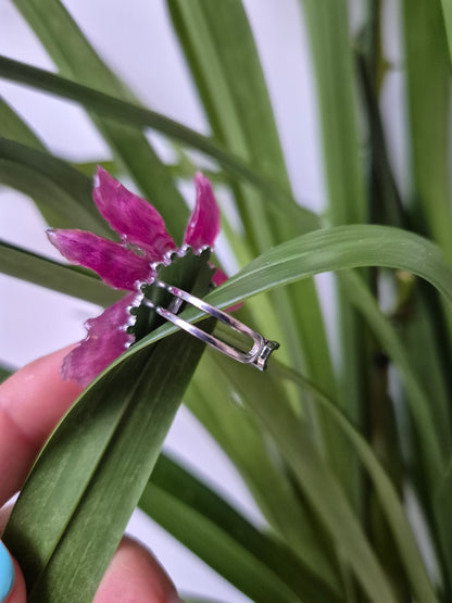 Anillo ajustable orquídea Cymbidium