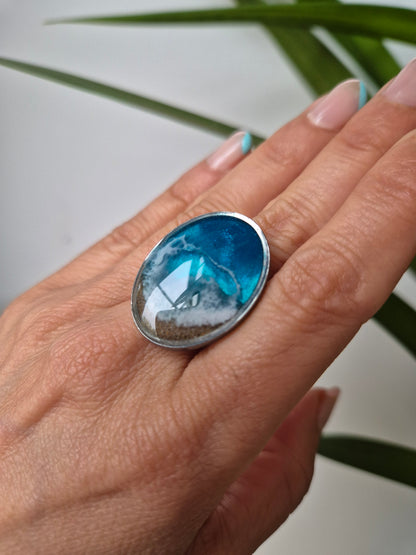 Anillo ajustable marino