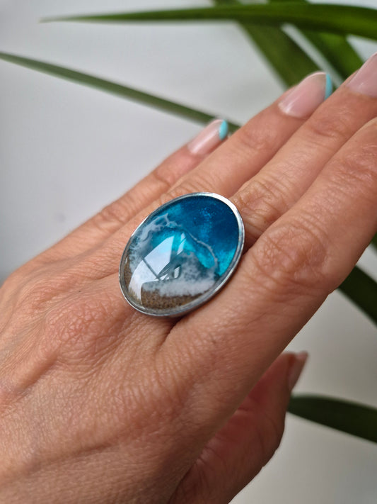 Anillo ajustable marino