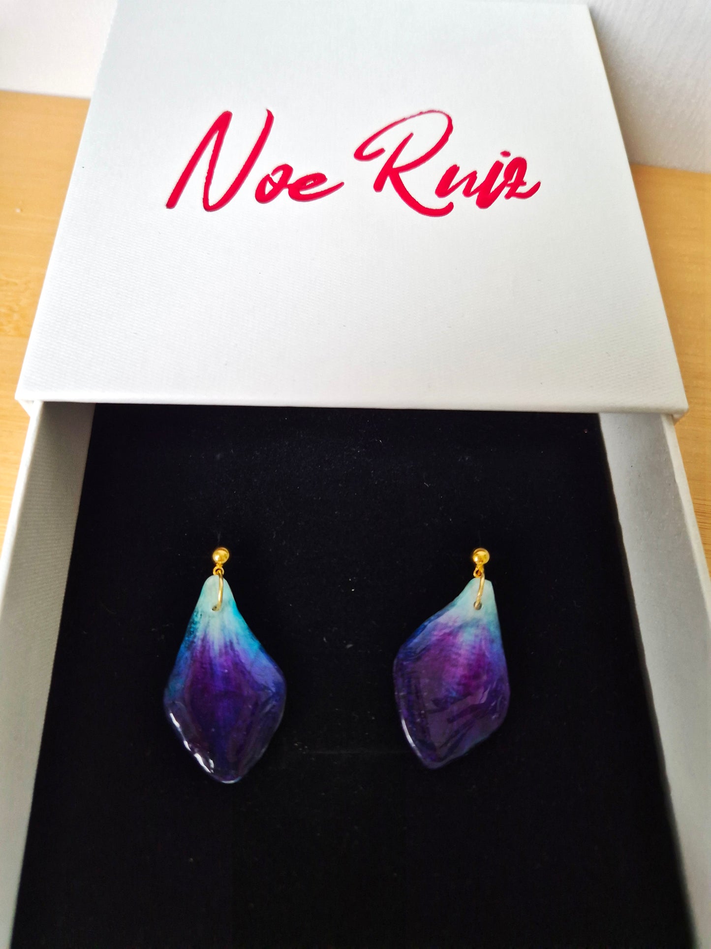 Pendientes petalo Orquidea