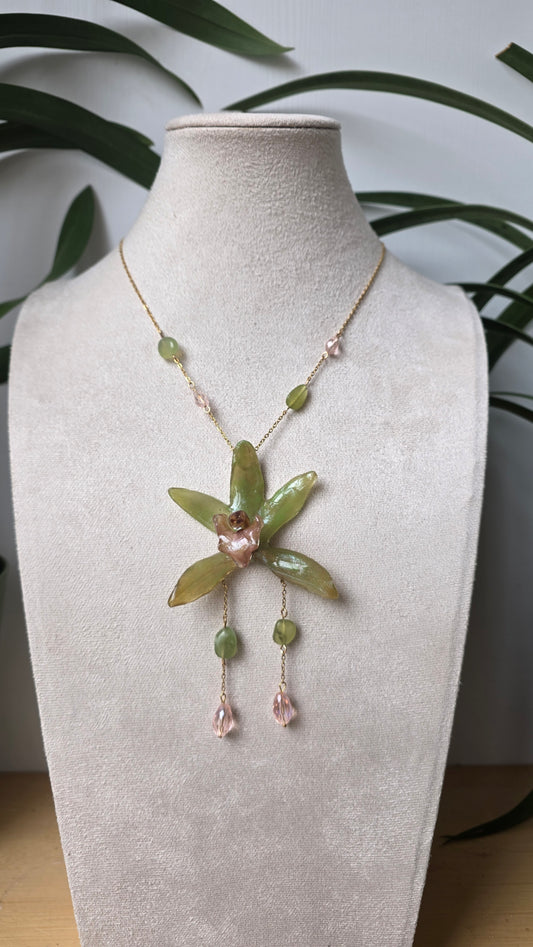 Colgante de orquidea real