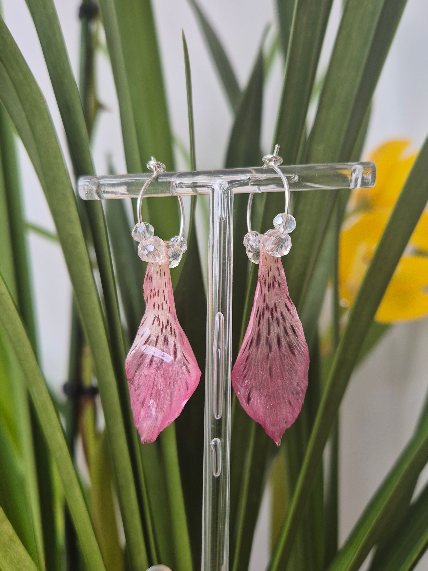 Pendientes Alstromeria