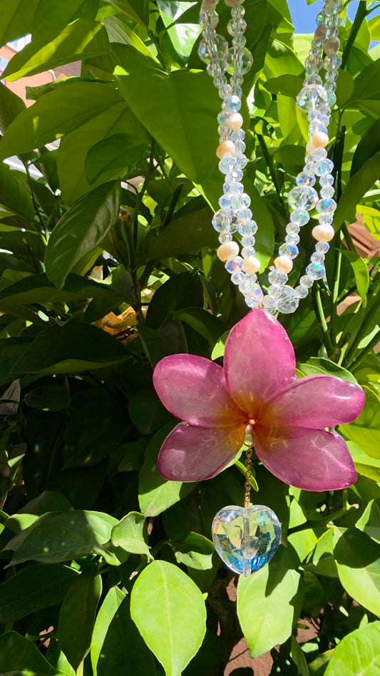 Collar plumeria Eternidad Tropical