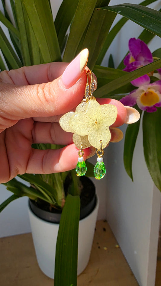 Pendientes de Hortensia