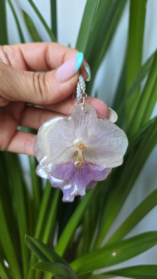 Pendientes orquidea Phalaenopsis