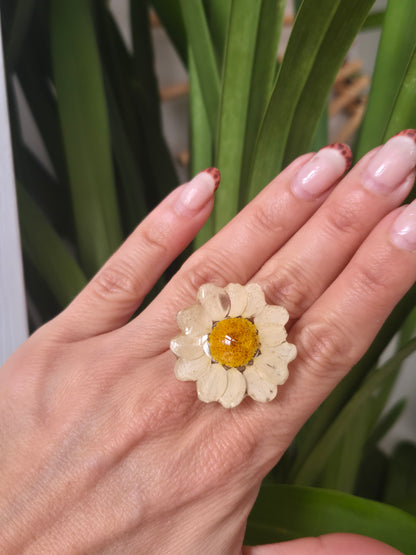 Anillo ajustable margarita