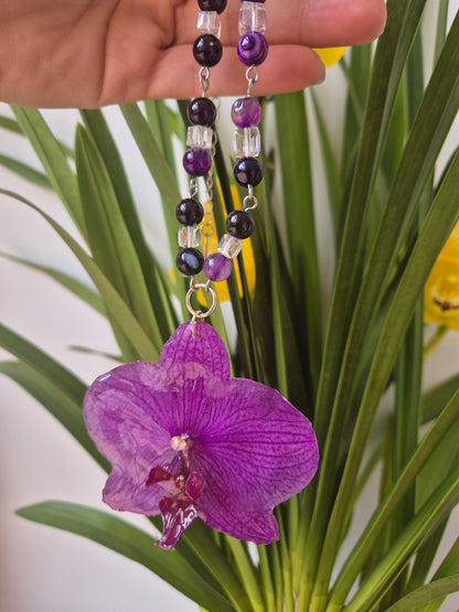 Colgante orquídea  Phalaenopsis morado