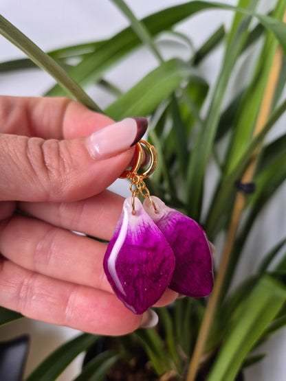 Pendientes petalo Orquidea