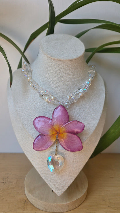 Collar plumeria Eternidad Tropical