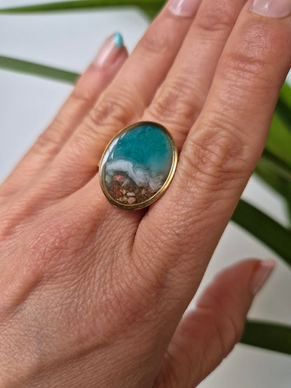Anillo ajustable marino